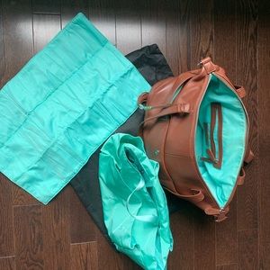 Lily Jade ‘Madeline’ Leather Diaper Bag/Backpack